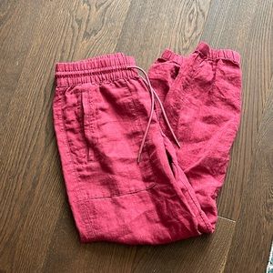 Athleta linen jogger